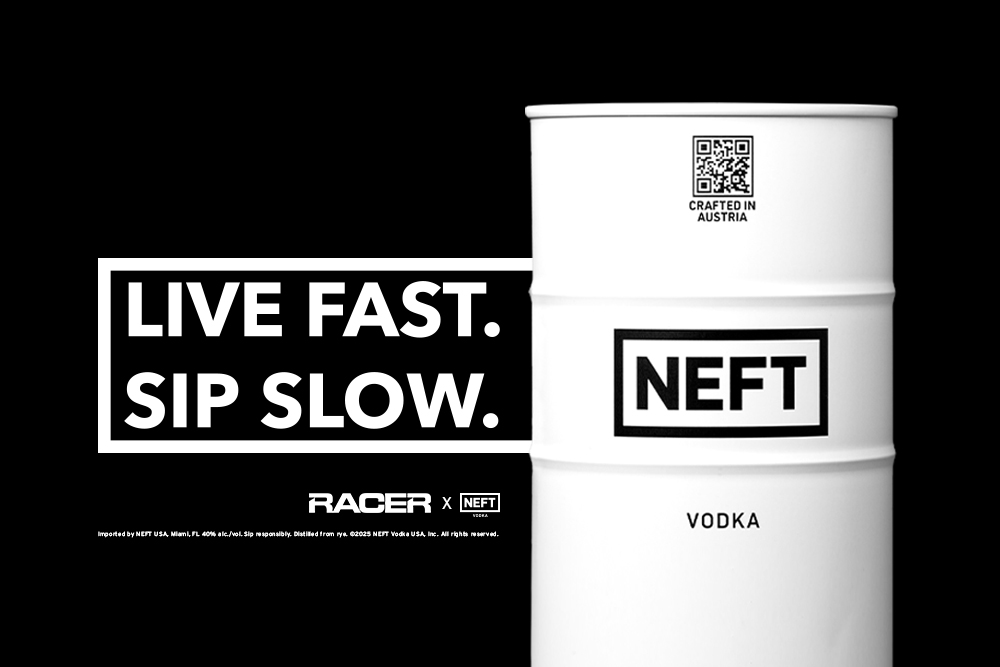 NEFT Vodka named Official Spirit of the RACER Creator Awards Presented by Dunlop